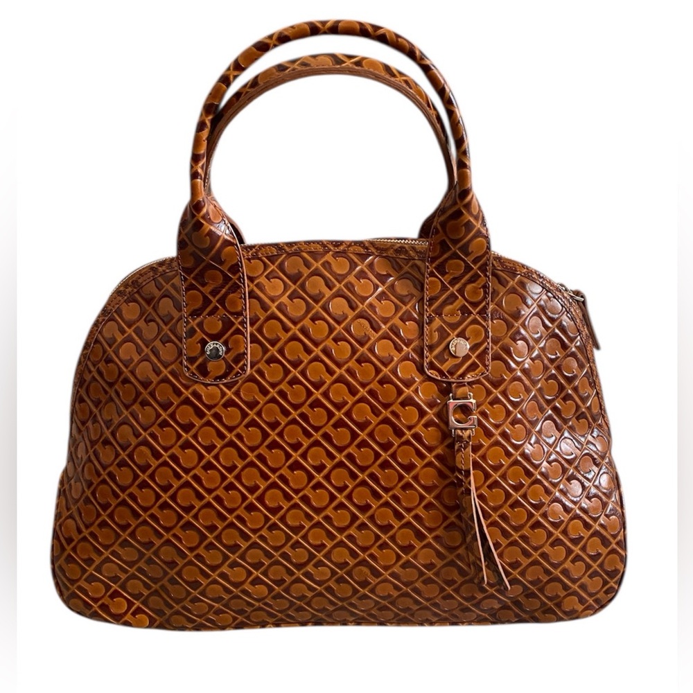 Gherardini logo embossed satchel-Made In Italy